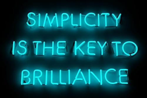 😃 Simplicity Is the Complexity-killer