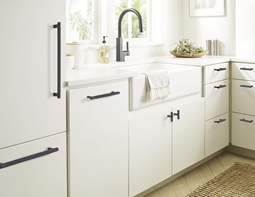 Amerock | Kitchen Cabinet Pull | Black Bronze | 3 in & -3/4 in (76 mm & 96 mm) Center-to-Center | Bronx | 1 Pack | Furniture Hardware | Cabinet Handle | Bathroom Drawer Pull by Amerock - Image 2