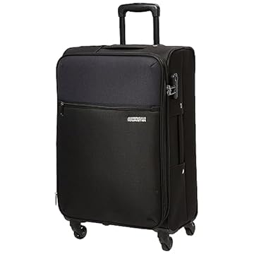 American Tourister Mala de Viagem Frankfurt Preta Média Expansível