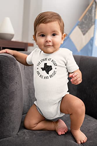Pop Threads Texas Stars at Night are Big and Bright Song Infant Baby Boy Girl Bodysuit4