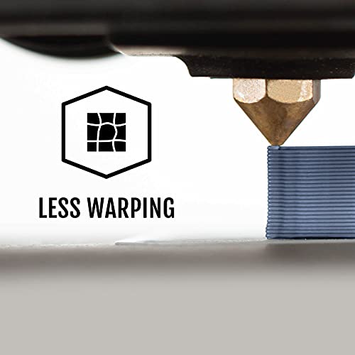 HATCHBOX 1.75mm Gray Blue PLA 3D Printer Filament, 1 KG Spool, Dimensional Accuracy +/- 0.03 mm, 3D Printing Filament