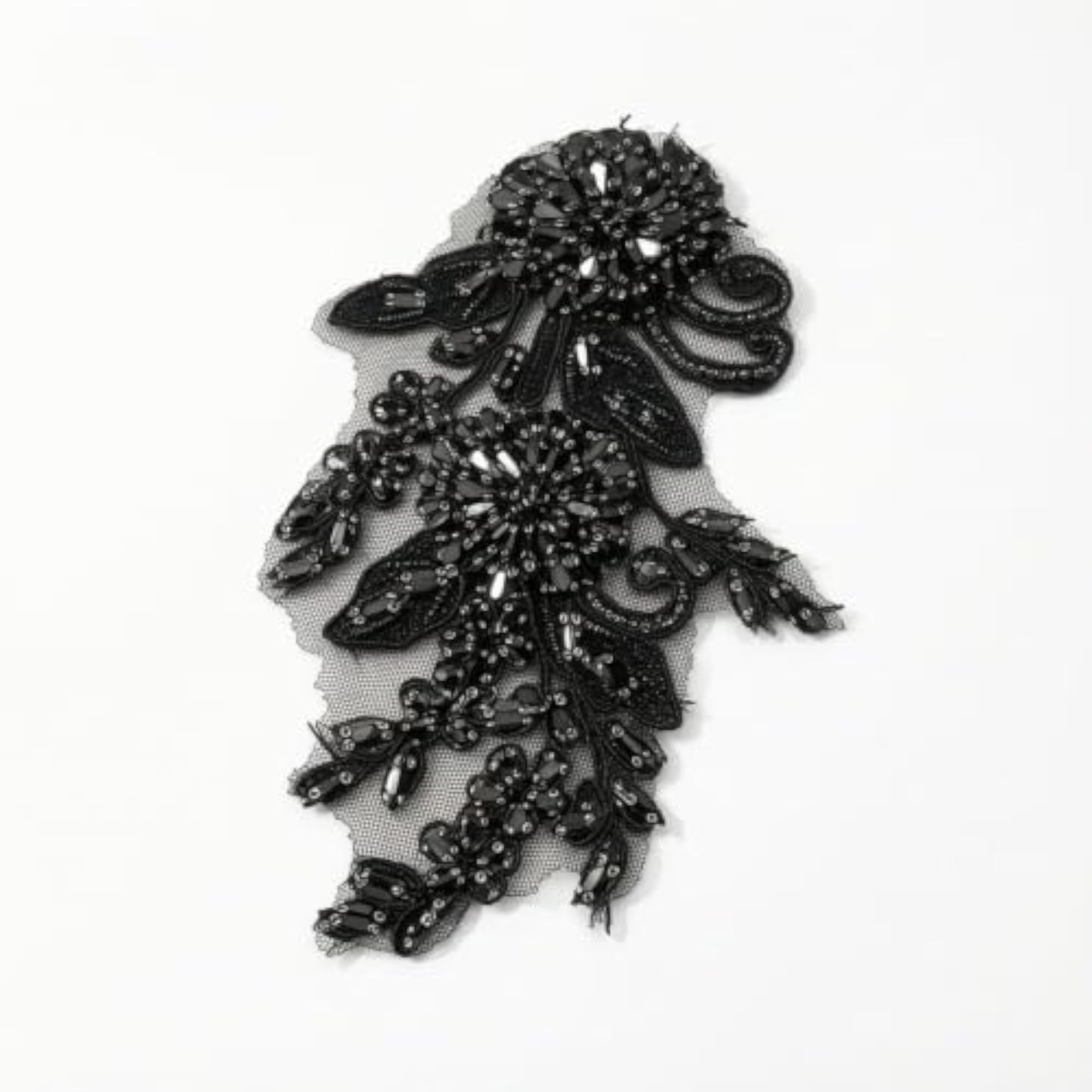 Sequined Floral Applique Embellishment for Crafts