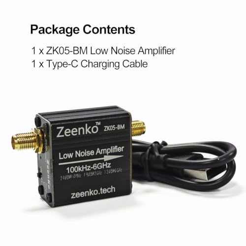 Image of AURSINC ZK05-BM Low Noise Amplifier 100kHz-6GHz, 24dB Gain LNA Preamplifier