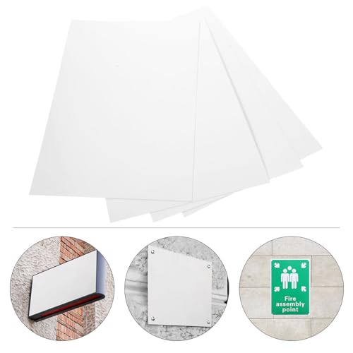 Plaques en aluminium pour sublimation Kichvoe blanches rigides 0.5mm - 7