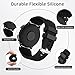 Lerobo [2 Pack Compatible with Samsung Galaxy Watch 3 Band 45mm/Galaxy Watch 46mm Bands/22mm Smart Watch Band Silicone Gear S3 Frontier Casual Sport Straps Accessories for Women Men Black NavyBlue