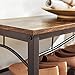 VASAGLE Coat Rack, 3-in-1 Hall Tree, Entryway Shoe Bench Coat Stand, Storage Shelves Accent Furniture Steel Frame Large Size, Industrial, Rustic Brown and Bronze UHSR45AX