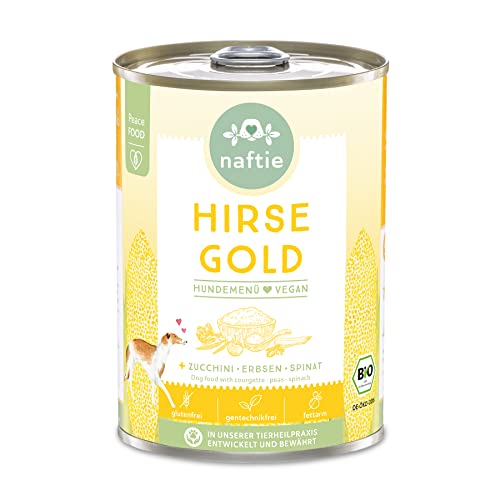 naftie Bio veganes Hundefutter Nassfutter Testpaket - 5X 400g