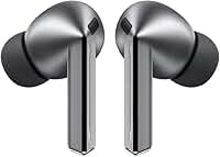 Samsung Galaxy Buds3 Pro, Fone de Ouvido sem fio,Alto-Falantes Duplos, Cancelamento Ativo de Ruído Inteligente, Áudio Hi-Fi, Áudio 360, Tradução Simultanêa com Galaxy AI, Equalizador Adaptativo, Cinza