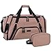 Dakuly Borsone Palestra Uomo Donna Borsone da Viaggio con Scomparto Scarpe e Tasca bagnata Grande Borsa Sportiva Borsone Nascita Ospedale 40L Rosa