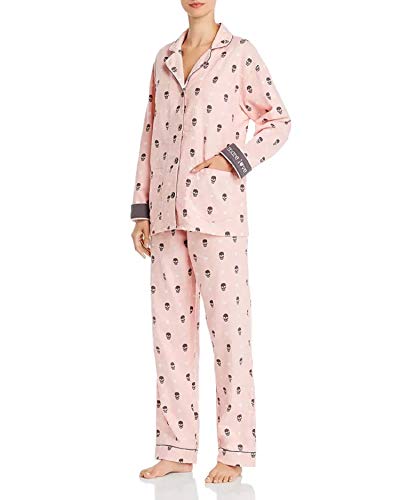 PJ Salvage Top Pants Pajama Flannel Set Large Pink