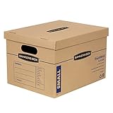 Bankers Box® SmoothMove™ Classic Moving & Storage Boxes With Lift-Off Lids, Small, 10