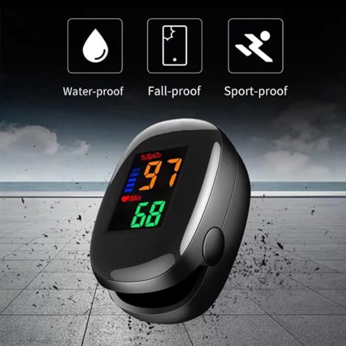 Finger Tip Pulse Oximeter – SpO2 and Pulse Rate Monitoring Device with LED Display & Auto Power Off – Portable Oxygen Level Monitor for Home and Travel Use (SMH-01) - Image 7