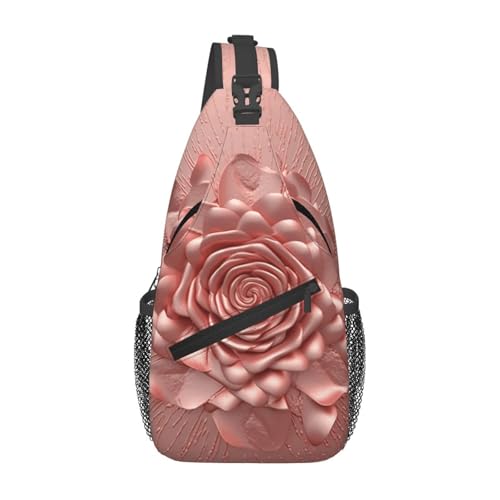 Cross Chest Bag Diagonally Sling Backpack Rose miniatura 1