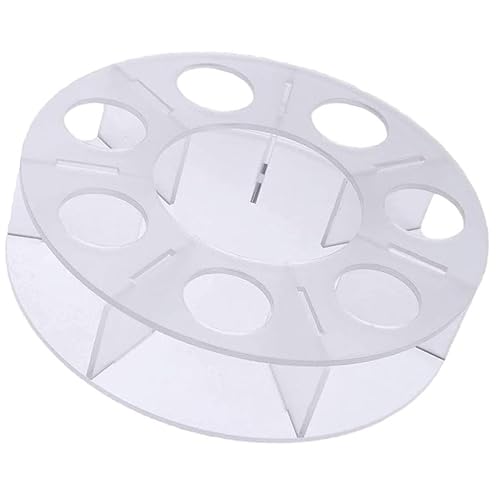 NEBAI · LESEN Transparent Acryl Anzeige Ständer Bälle Basis Kugelhalter für 7pcs Kristallkugel für Ball 3.5-5cm