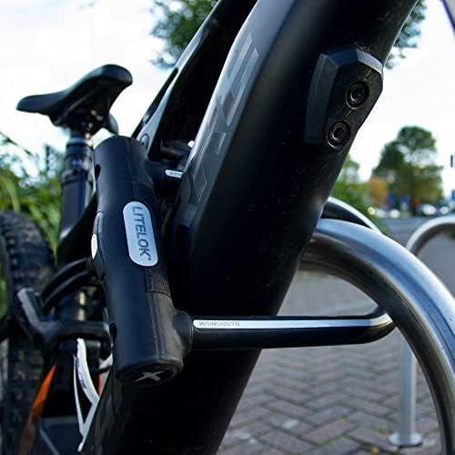 LITELOK X1 High Security Bike Lock, Angle Grinder Resistant Armoured D-Lock, Anti Angle Grinder Bicycle Lock, Sold Secure Diamond