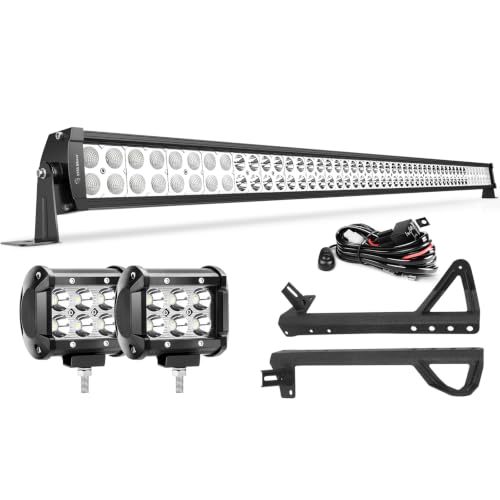 YITAMOTOR 52" Light Bar + 2 Pods