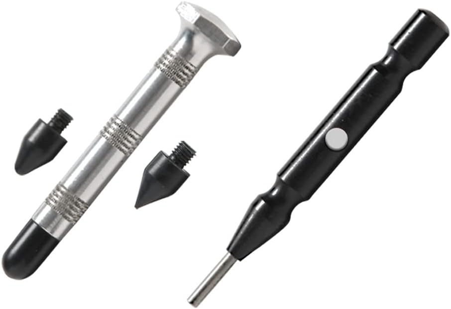 Doctor Pdr Tools Knock Down Set Aluminum Pen with Steel and Plastic Tip and Magnet Paintless Dent Repair Car Body Damage Removal