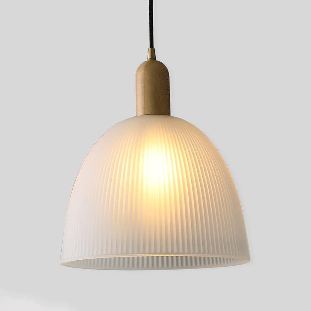 Plafonnier vintage en verre dépoli pour l'ambiance de la chambre et salle de bain