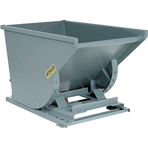 Miniatura 2 de Wright 2CU YD gris medium Duty Self Dumping carretilla elevadora Hopper 20055GY