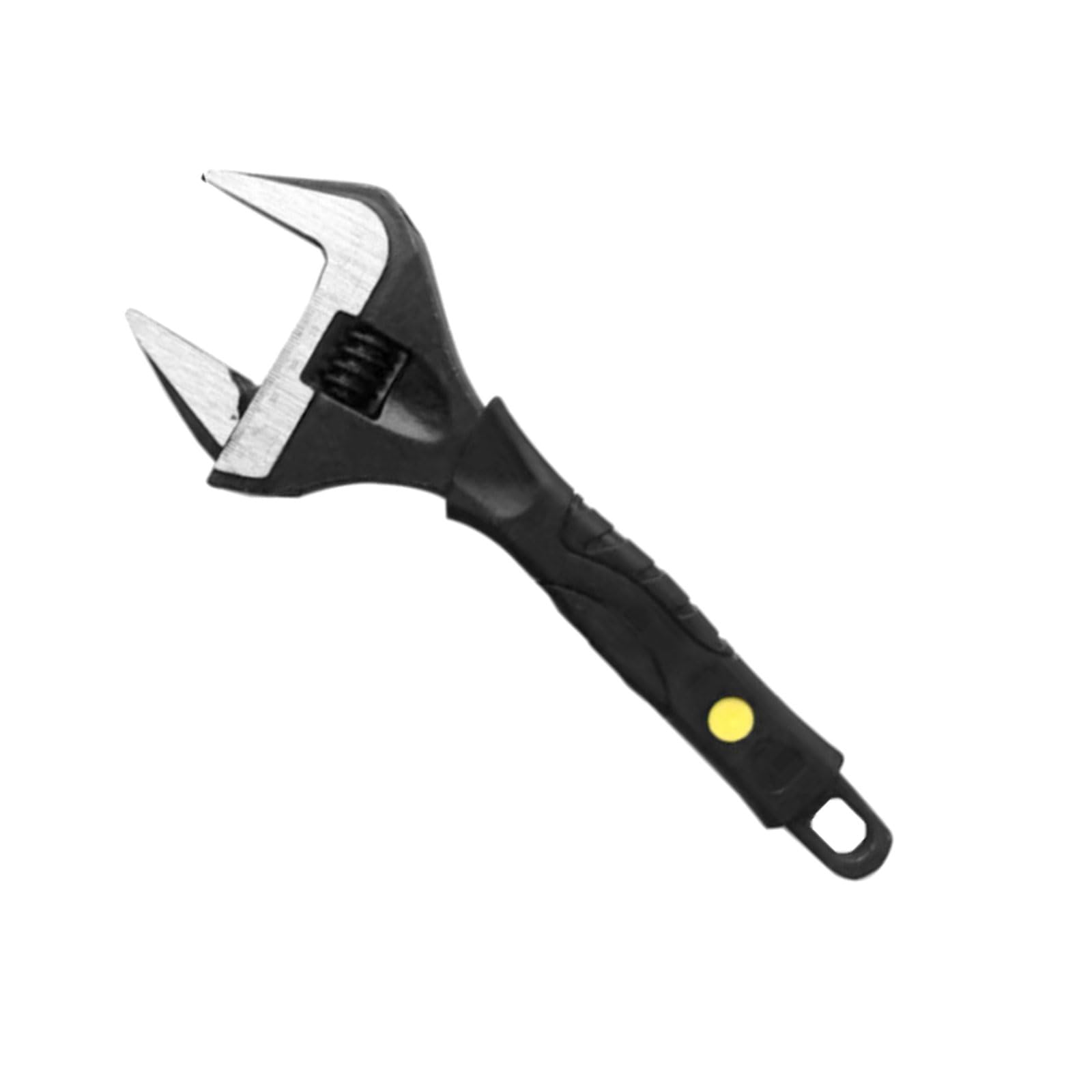 YHAILI Black Large Jaw Adjustable Wrench Suitable For Various Nut Size And In Automotive And Home Repairs