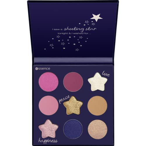 essence | Wish Upon a Star Eyeshadow Palette | 9 Highly Pigmented Holiday Matte & Shimmer Shades | Vegan & Cruelty Free | Free from Parabens-Oil, Perfume & Alcohol