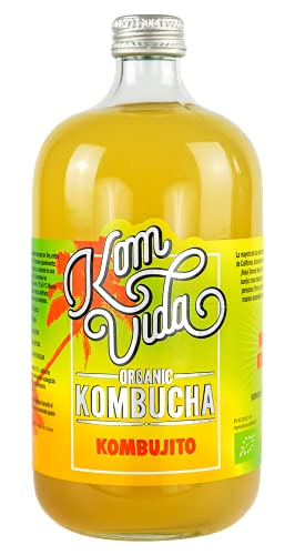 Té kombucha. Komvida. Kit sabor Mojito. 6 botellas de 750 ml. Envío en frío Cover