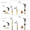 Aquoxis Pressure Washer, Handheld Power Washer with 360° Rotating Nozzle, 3 Spray Modes, Stainless Steel Universal Hose Fit, Tool-Free Installation (1 Set) (Black) #5