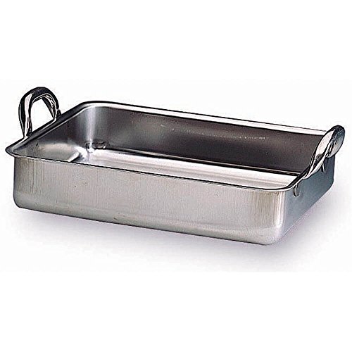 Matfer Bourgeat Stainless Steel Roast Pan, 24 3/4
