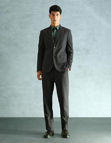 Image of Arrow Tailored Fit 2 piece Suit for Men - Single Breasted Blazer with Trouser, Coat Pant for Men