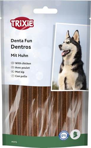 Trixie Dentros Denta Fun Mini pollo, con pollame per cane, 180 g