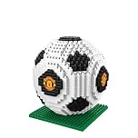 FOCO Officially Licensed Manchester United FC BRXLZ 3D Bricks Football Construction Toy Model In Alternate Team Colour