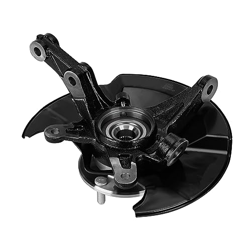 Front Left Steering Knuckle & Wheel Bearing Hub Assembly Fit for Honda Civic 2006-2011 1.3L 1.8L(without Si Model, Not fit 2.0L) Replace for 698451 698-451 44300SNA952 44300TR0951 Driver Side