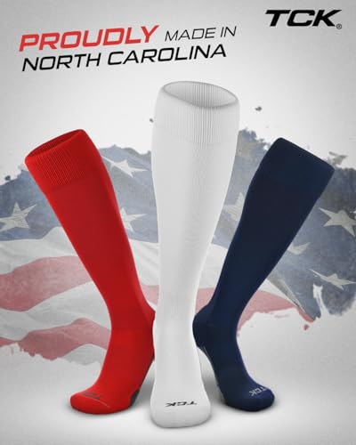 Image of TCK USA Made Over-the-Knee Socks for Baseball, Softball, & Football | Performance Athletic Socks for Boys, Girls, Men & Women