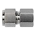 Brennan Industries N2405-10-06-SS Stainless Steel Straight Double-Ferrule Tube Fitting, 3/8" NPT Female Thread, 5/8" Tube x 5/8" Female NPT (Pack of 2)