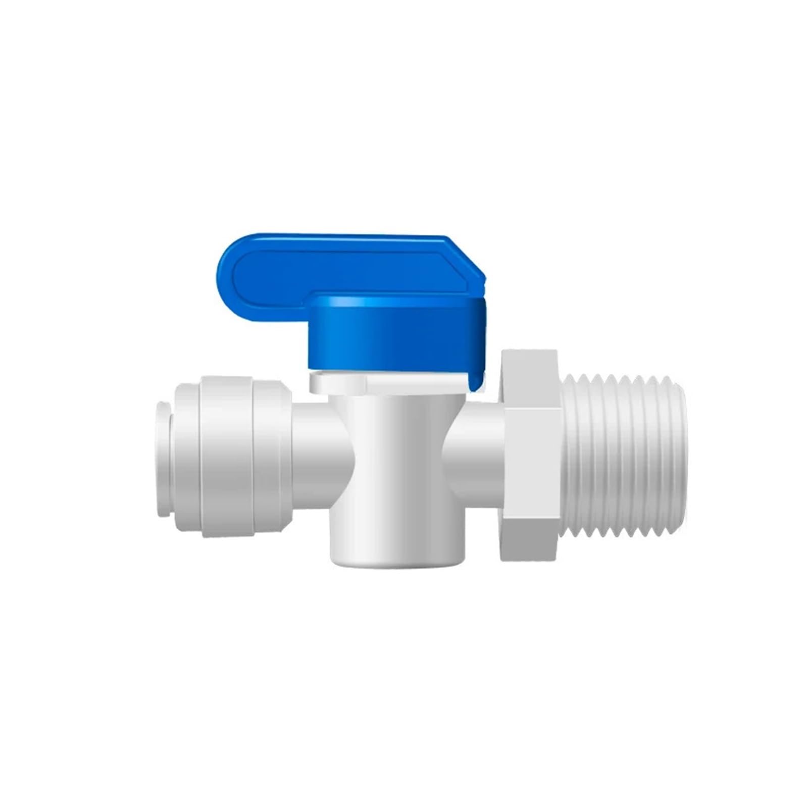 Raccord RO 9.5mm avec vanne à bille 1/2 mâle pour stopper les fuites de filtre à eau