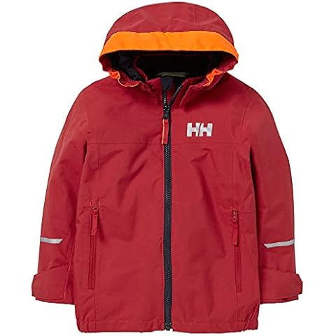 Chaqueta Helly Hansen K Shelter 2.0 para niños, color rojo Cover