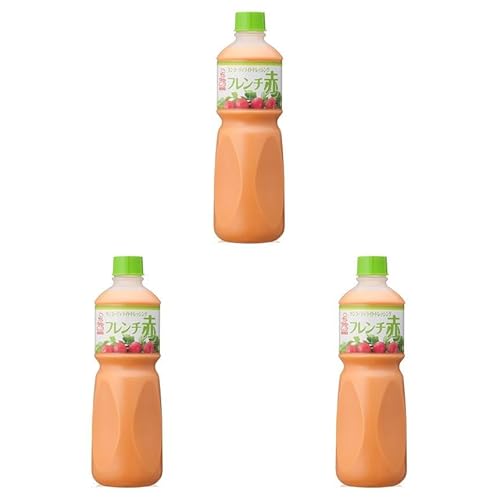 ケンコーマヨネーズ ディライトドレッシング フレンチ(赤) 1L×3本 常温(まとめ買い) (Vandroロゴ付包装・INDEXBOX)