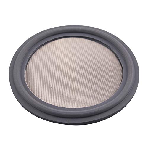 Image of DERNORD 1.5 inch FKM Sanitary Gasket w /Stainless Screen - Tri Clamp Clover (625 Mesh)