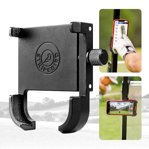 Stripebird - Magnetic Golf Cart Phone Holder (Black) - US Pa...
