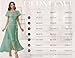 BeryLove Formal Dresses for Women Wedding Guest Ruffle Short Sleeve Elegant Cocktail Bridesmaid Party Prom Homecoming Dress High Waist Lace Long Evening Gown 51NC Light Green L