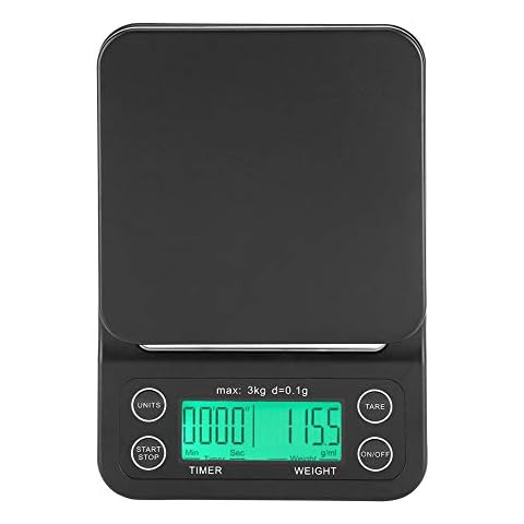 Fdit Báscula Digital Cocina De Café Electrónico De Goteo De Escala De Comida Cover