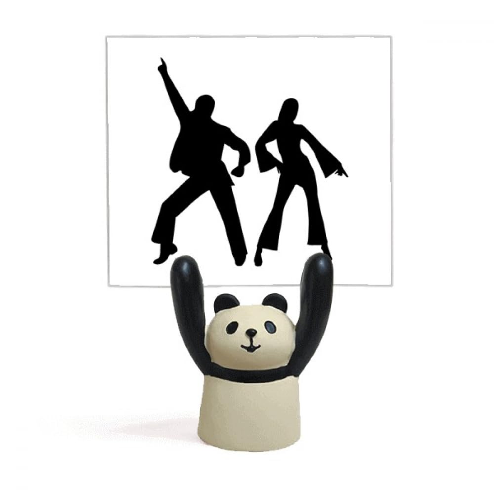 Support de mémo panda duo de danse idée cadeau pour passionnés