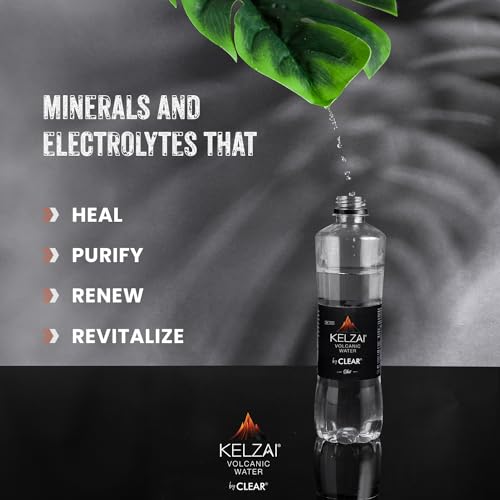 Image of Kelzai Natural Rejuvenator Volcanic Mineral Rich Still Water 500ml - Pack of 48| Perfect for Party Essentials, Office Use, and Everyday Hydration (PET Bottle)