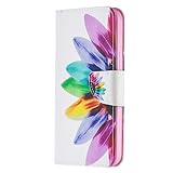 ZAZ for iPhone15ケース 手帳タイプ おしゃれ 水彩画 カラフル 蝶々 フラワー 花 木 ツリー アート イラスト レザー 合皮 マグネッ カード収納 B ip15-a-055