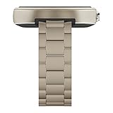 Motorola Moto 360 Androidwear Smartwatch 1st Generation - 46mm (Certified Refurbished) (Champagne Metal - Slim Fit )