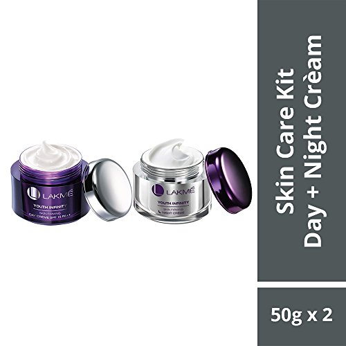 Image of LAKME Youth Infinity Skin Firming Day Cream, 50g and Night Creme, 50g Kit