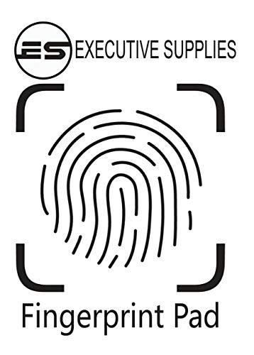 Thumbprint Pad- Fingerprint pad, Clear Impressions, for Identification and Security ID, Professional Fingerprint Pad, by Executive Supplies