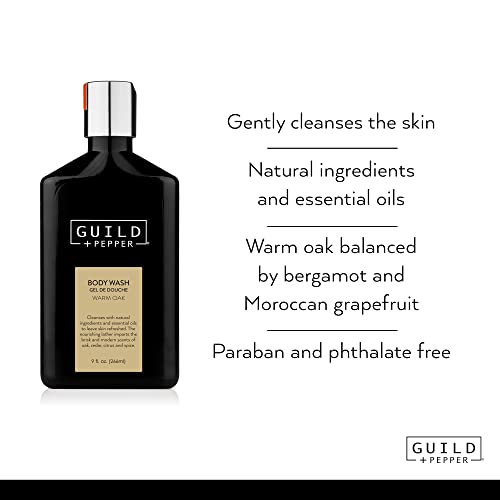 Gilchrist & Soames Guild + Pepper Body Wash And Shower Gel - 9Oz - Natural, Essential Oils, All Skin Types, Zero Parabens, Sulfates, And Phthalates #TOP1