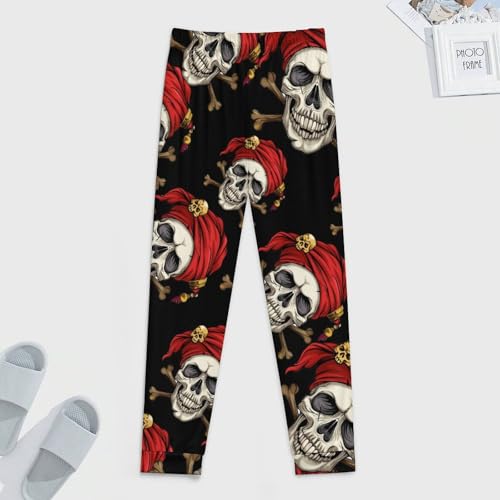 Skull And Crossbones Pirate Pajama Pants Men Pj Bottoms Sleepwear Lounge Pant3