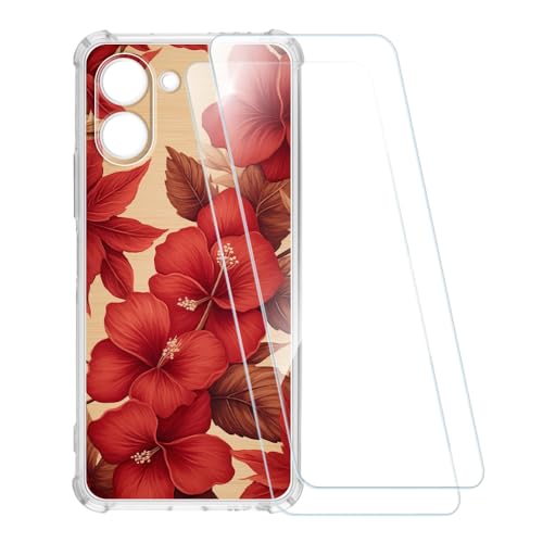 ESACMOT �v�����g�P�[�X + 2�������K���X�t�B���� Tecno Spark Go 3 4G 2026 �Ƃ̌݊�������, �Ռ��z���\�t�g�J�o�[ HD�N���A (�� 3)